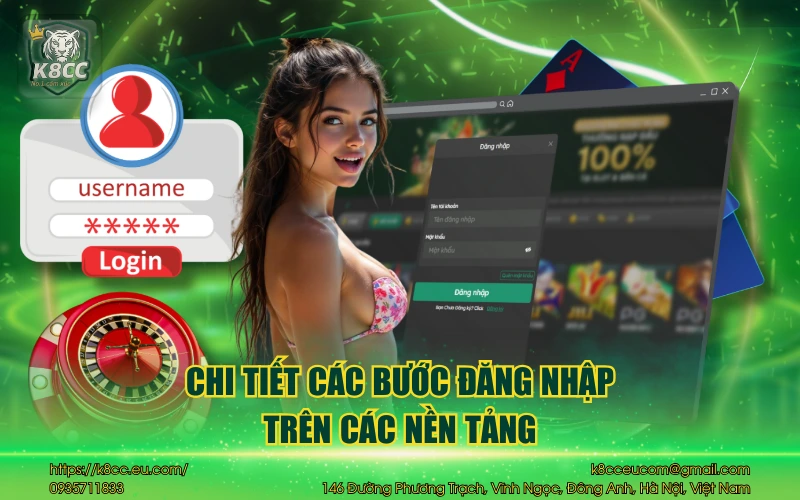 Hướng dẫn đăng nhập K8CC chi tiết từ A-Z cho bet thủ mới 2 Chi tiết các bước đăng nhập trên các nền tảng