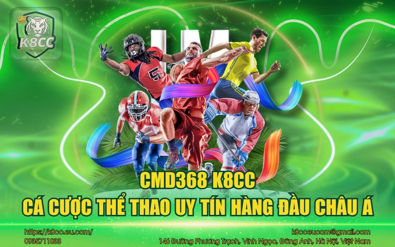 CMD368 Sports K8CC - Cá cược thể thao uy tín hàng đầu châu Á 1 CMD368 K8CC