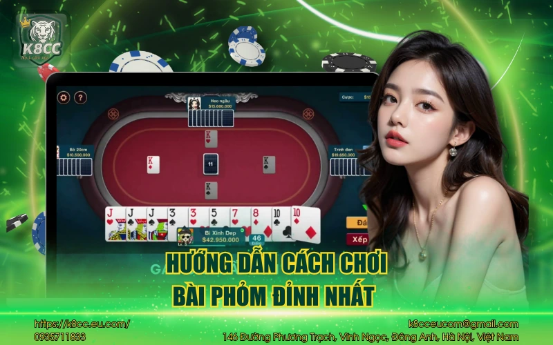 Phỏm K8CC - Cách chơi chinh phục đối thủ cùng nhà cái 3 Hướng dẫn cách chơi bài phỏm đỉnh nhất