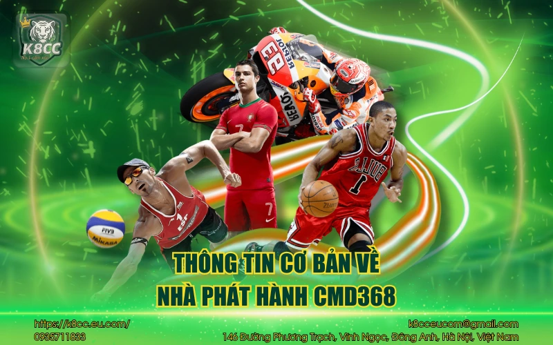 CMD368 Sports K8CC - Cá cược thể thao uy tín hàng đầu châu Á 2 Thông tin cơ bản về nhà phát hành CMD368